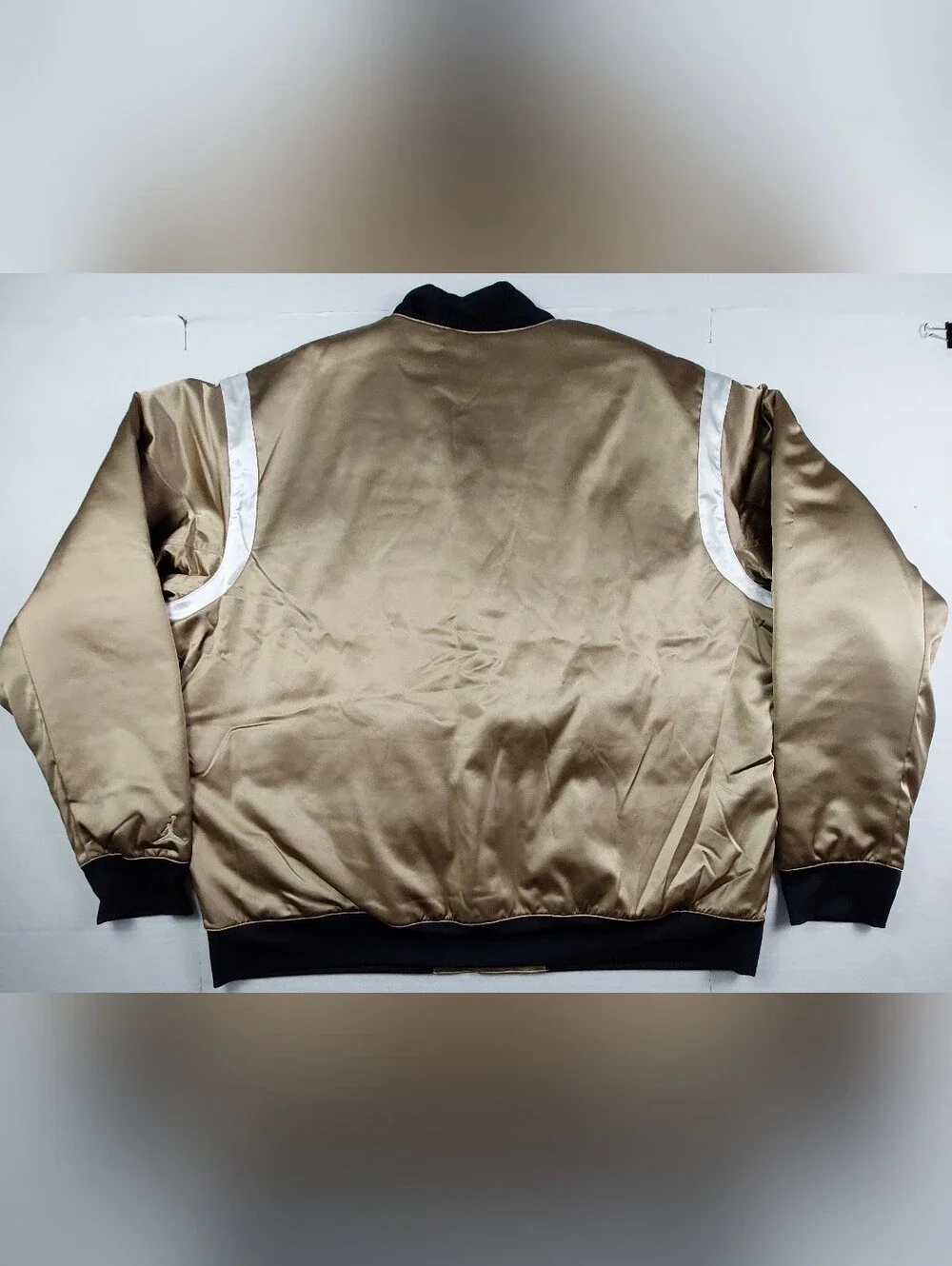 Jumpman Air Jordan MVP Varsity Jacket Mens Size XXL Gold HF9297-257 NWT $130